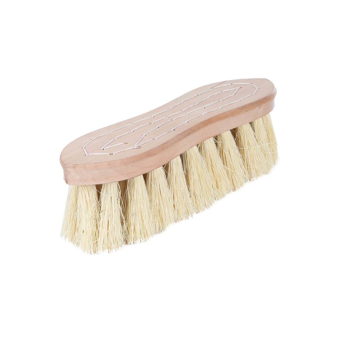 Horze Wood Back Hard Brush with Natural Bristles