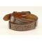 Ariat Boys 1 1/4 Ribbon Inlay Round Concho Embossed Belt