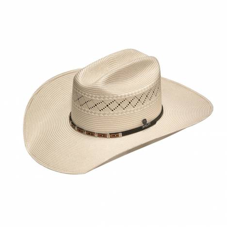 Ariat Mens 20X SS/Ss Rectangle Diamond Concho Band Western Hat