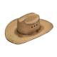 Ariat Mens Fired Palm SS Crown & Brim Copper Eyelet Western Hat