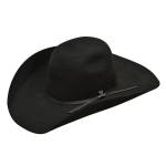 Ariat Mens Wool Punchy Crown Cowboy Brim 2 Cord Band Western Hat
