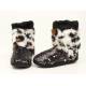 Blazin Roxx Youth Girls Sequin Leopard Fur Boot Slippers