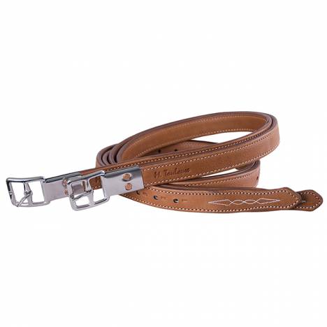 M. Toulouse Platinum Double Leather Stirrup Leathers