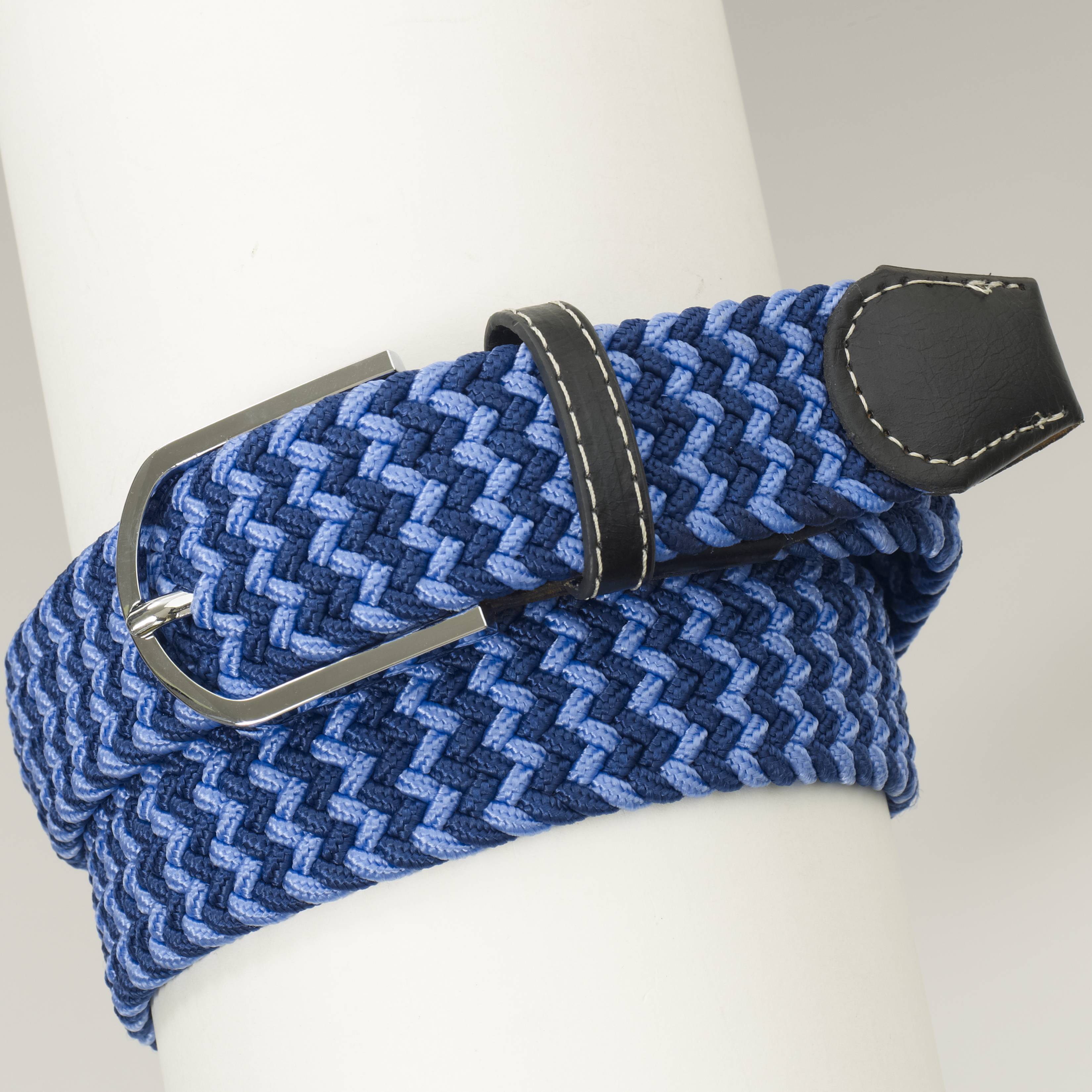 Ovation Braided Stretch Belt Victory Blue/Perwinkle