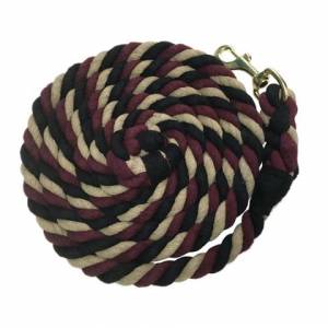 MEMORIAL DAY BOGO: Kensington 10' Cotton Tri-Color Lead Rope - YOUR PRICE FOR 2