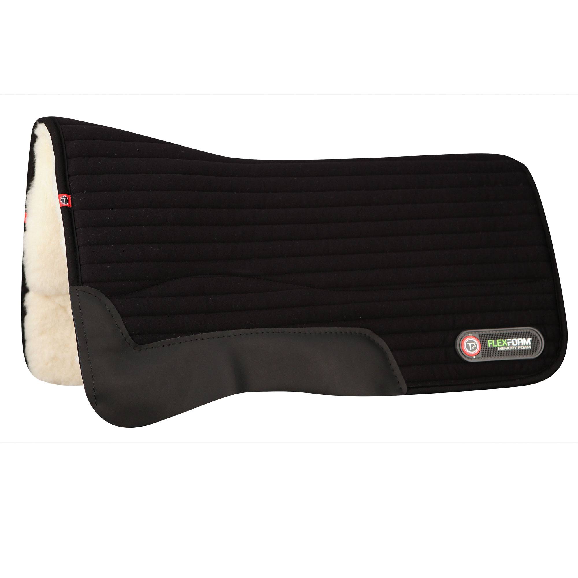 Matrix T3 Extreme Pro Impact High Profile Square Wool Back Western Pad With Inserts