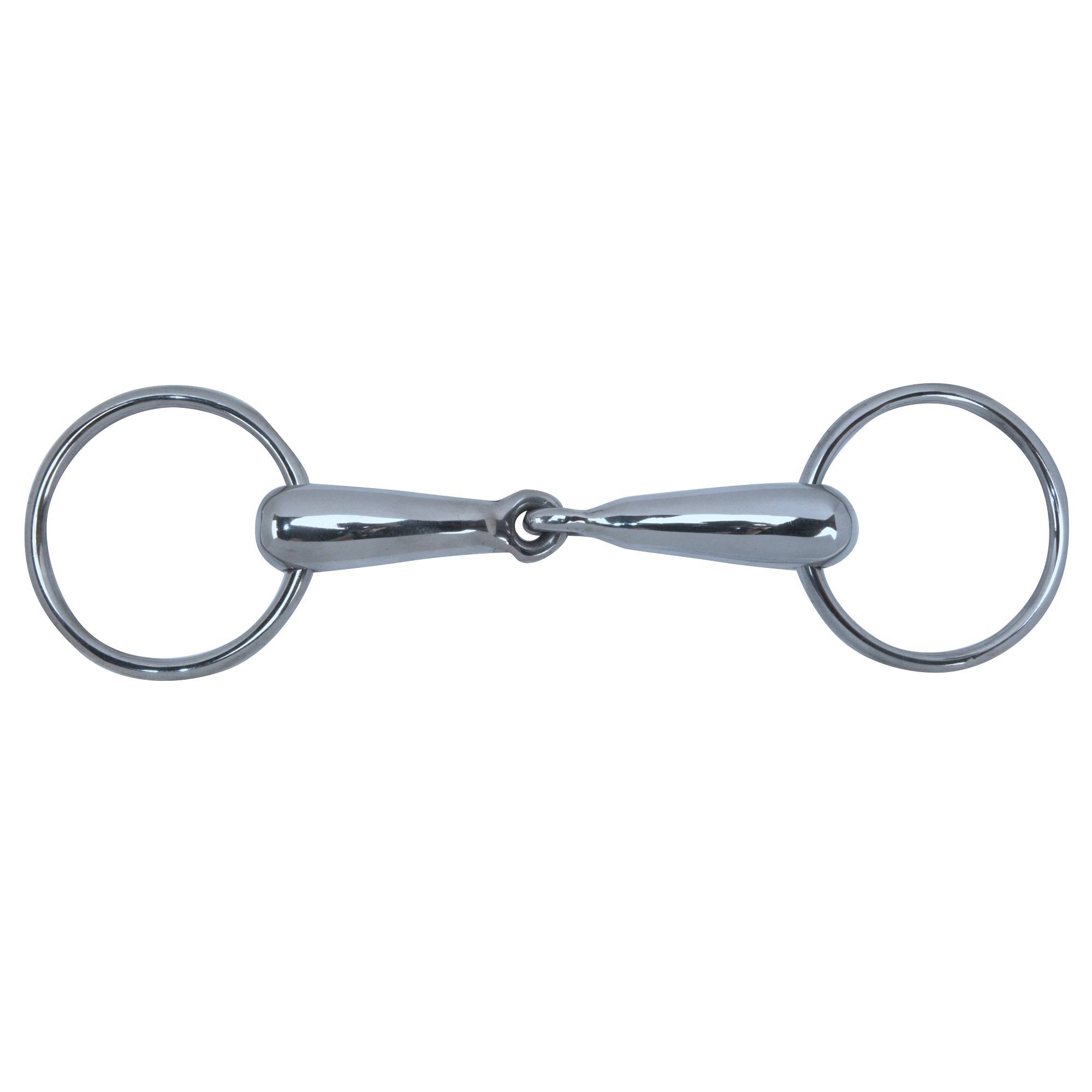 Toklat Loose Ring Hollow Mouth Snaffle Bit - 21Mm