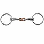 Toklat Loose Ring Copper French Link Snaffle Bit - 16 Mm