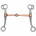 Toklat Chrome Plated Tom Thumb Copper Mouth Snaffle Bit