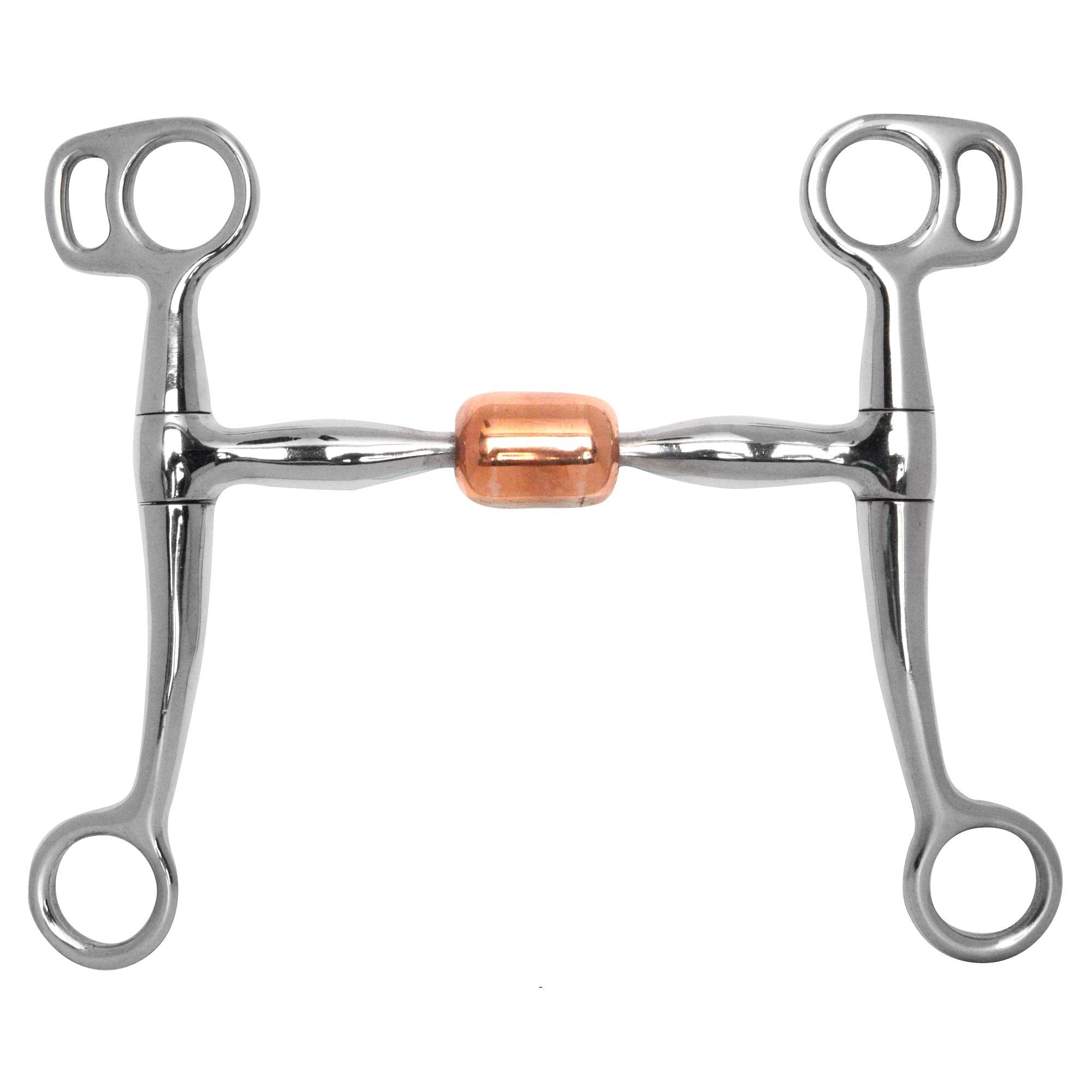 Toklat Tom Thumb Large Copper Roller Snaffle Bit