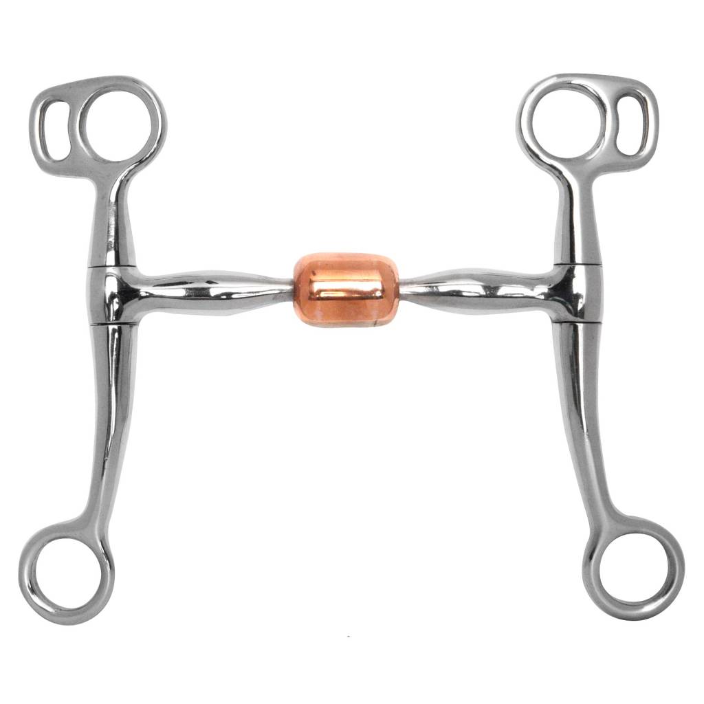 Toklat Tom Thumb Large Copper Roller Snaffle Bit