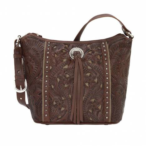 American West Hill Country Zip Top Bucket Tote