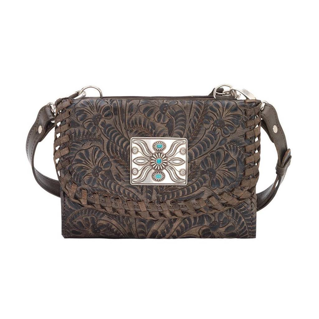 American West Texas Two Step Small Crossbody Bag/Wallet