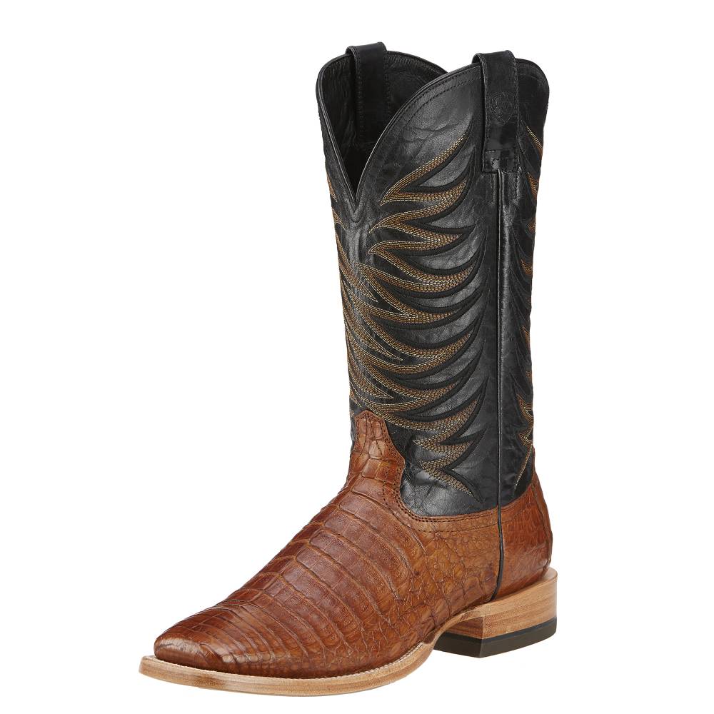 tan caiman boots