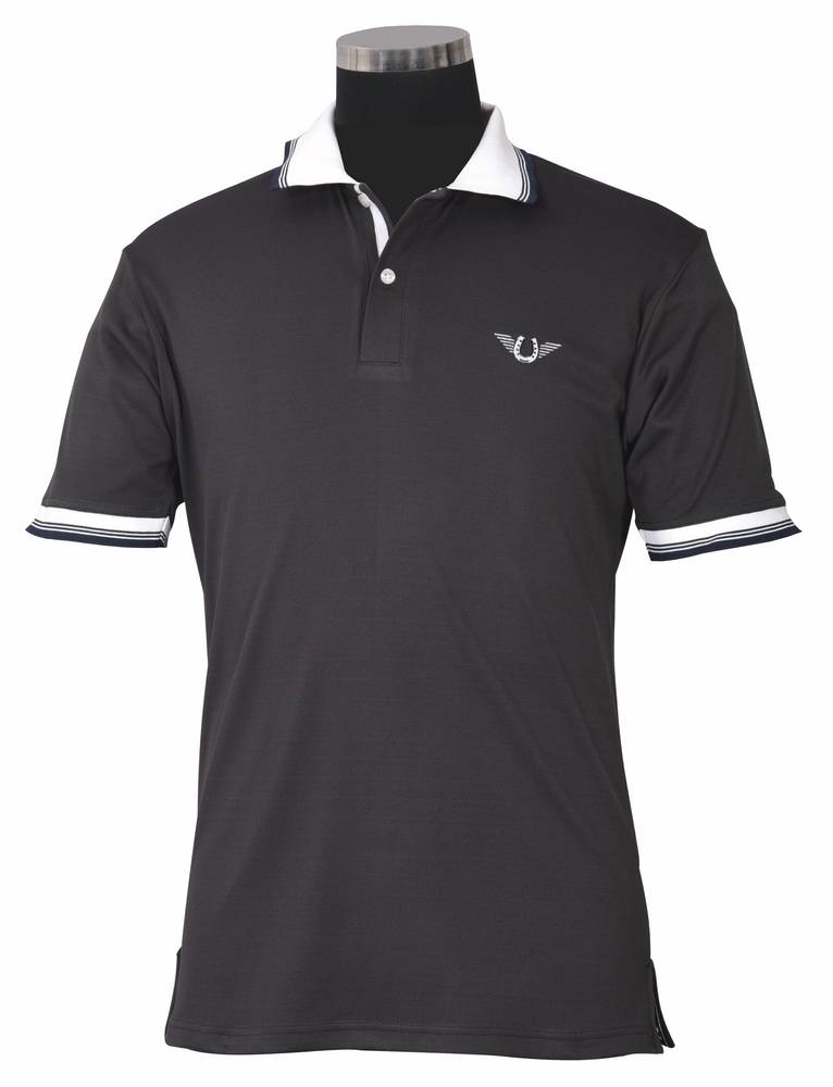 TuffRider Mens Mark Short Sleeve Polo Sport Shirt