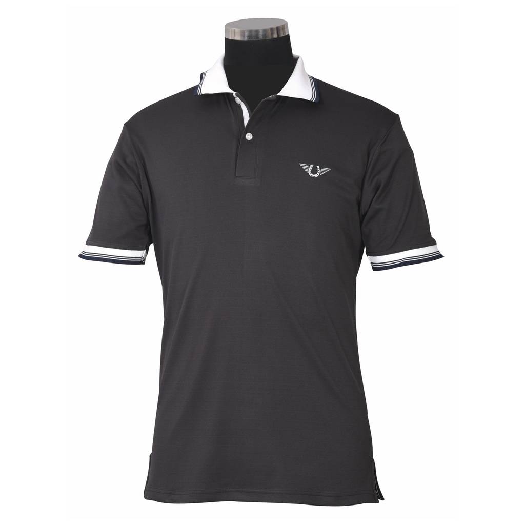 TuffRider Mens Mark Short Sleeve Polo Sport Shirt