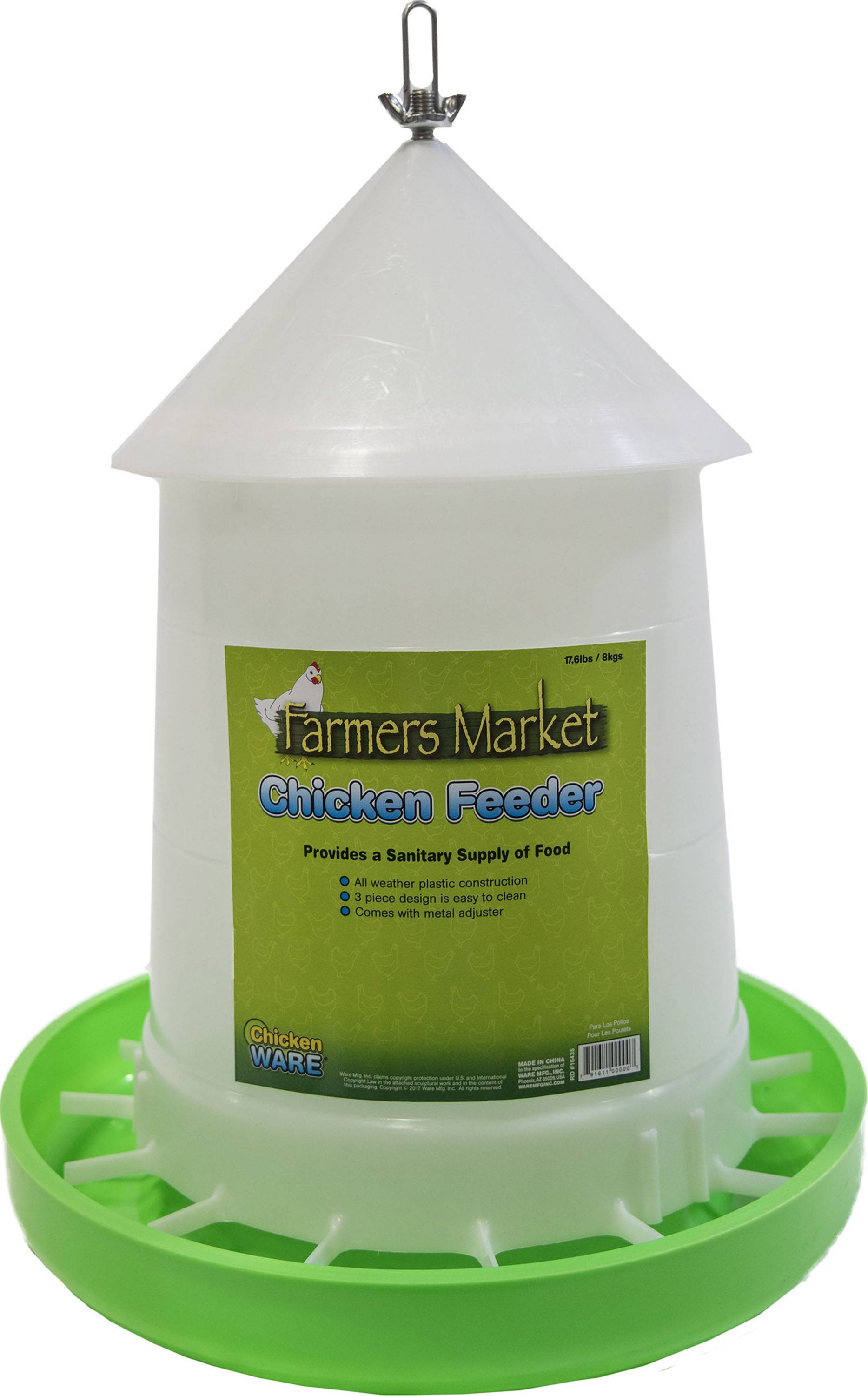 Ware Farmers Market Chicken Feeder with Adjustment