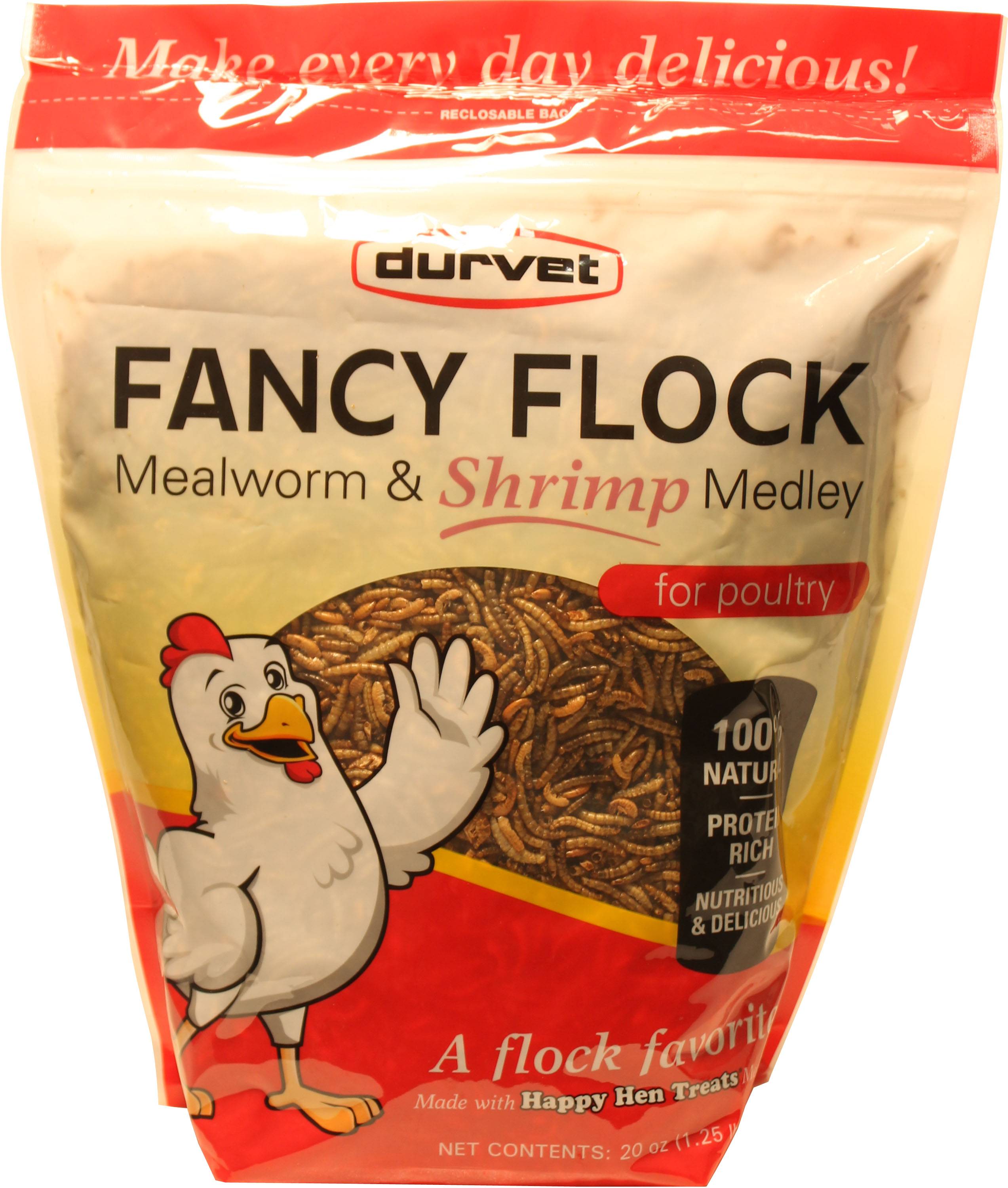 Durvet Fancy Flock Mealworm & Cricket Medley