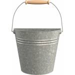Half Round Wall Buckets With Wood Handles