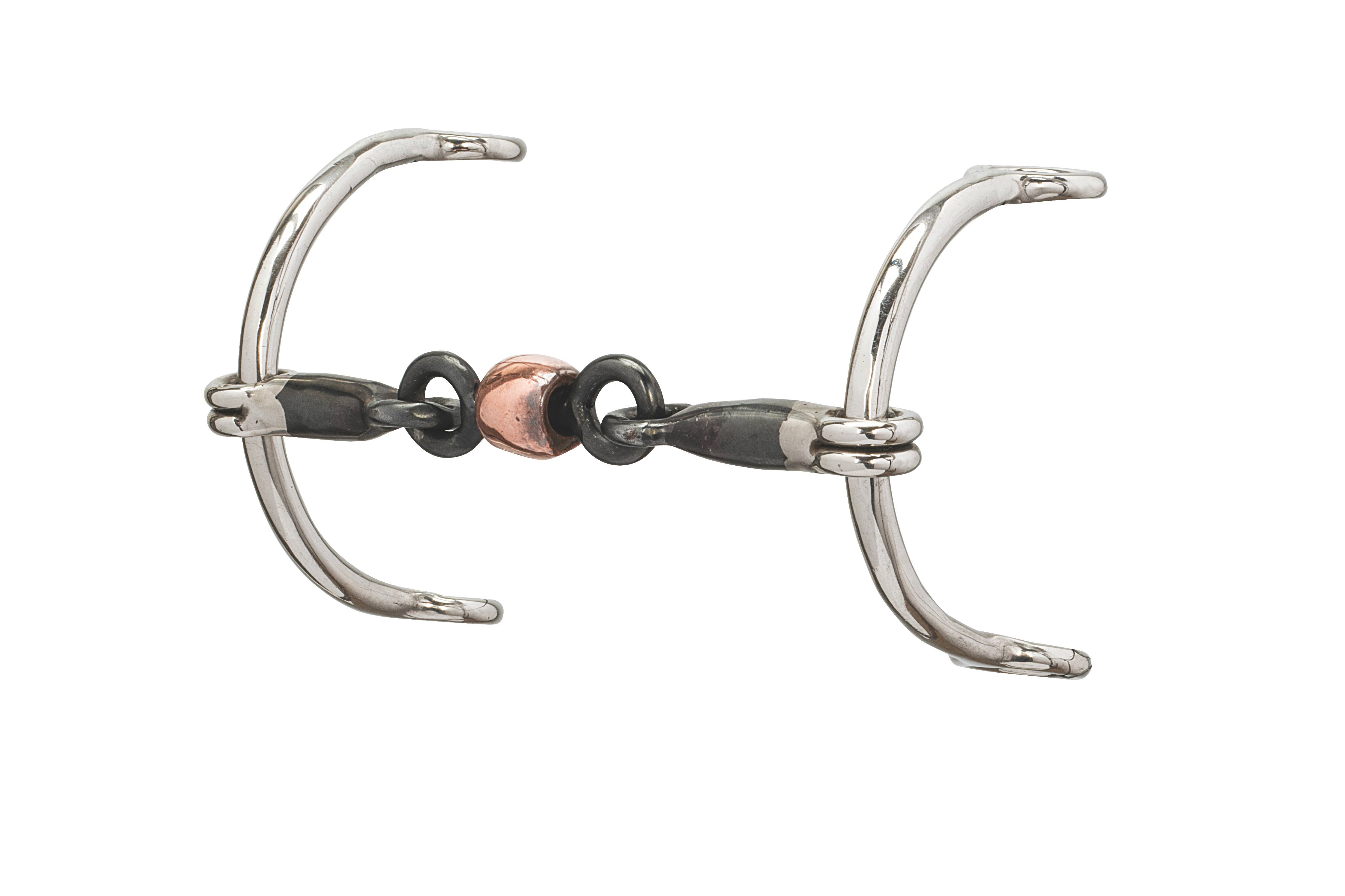 Weaver Sweet Iron Copper Roller Mouth Gag Bit