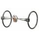 Weaver Ring Snaffle Bit Sweet Iron Smooth Lifesaver Mouth with Copper Rings