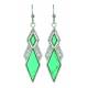 Montana Silver Inside Out Turquoise Earrings