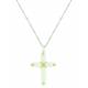 Montana Silver Two Tone Roped Cross Necklace