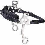 Tough-1 Padded Leather Nose Hackamore