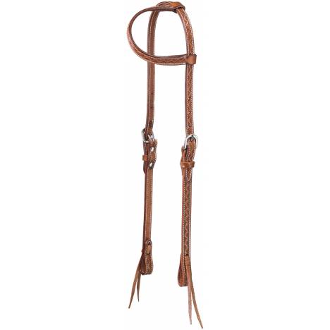 Tough-1 Zig Zag Tool One Ear Headstall with Tie Ends