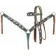 Tough-1 Printed Brow Headstall and Breastcollar Set