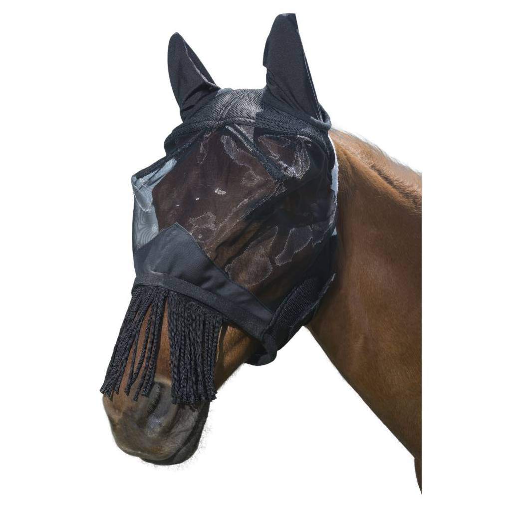 Tough-1 Deluxe Comfort Mesh Fly Mask With String Nose