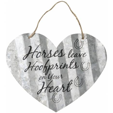 Heart Sign 5" - Horses Leave