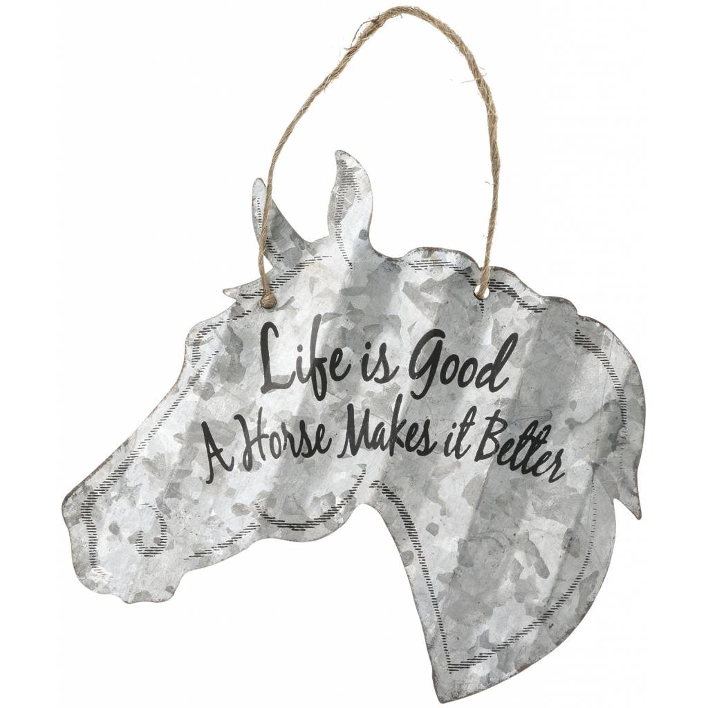 Horse Sign 5" - Life Is Good