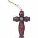 Gift Corral Cross Concho with Leather Print Ornament