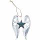 Gift Corral Wings and Star with Studs Ornament