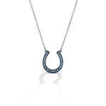 Kelly Herd Turquoise Horseshoe Necklace