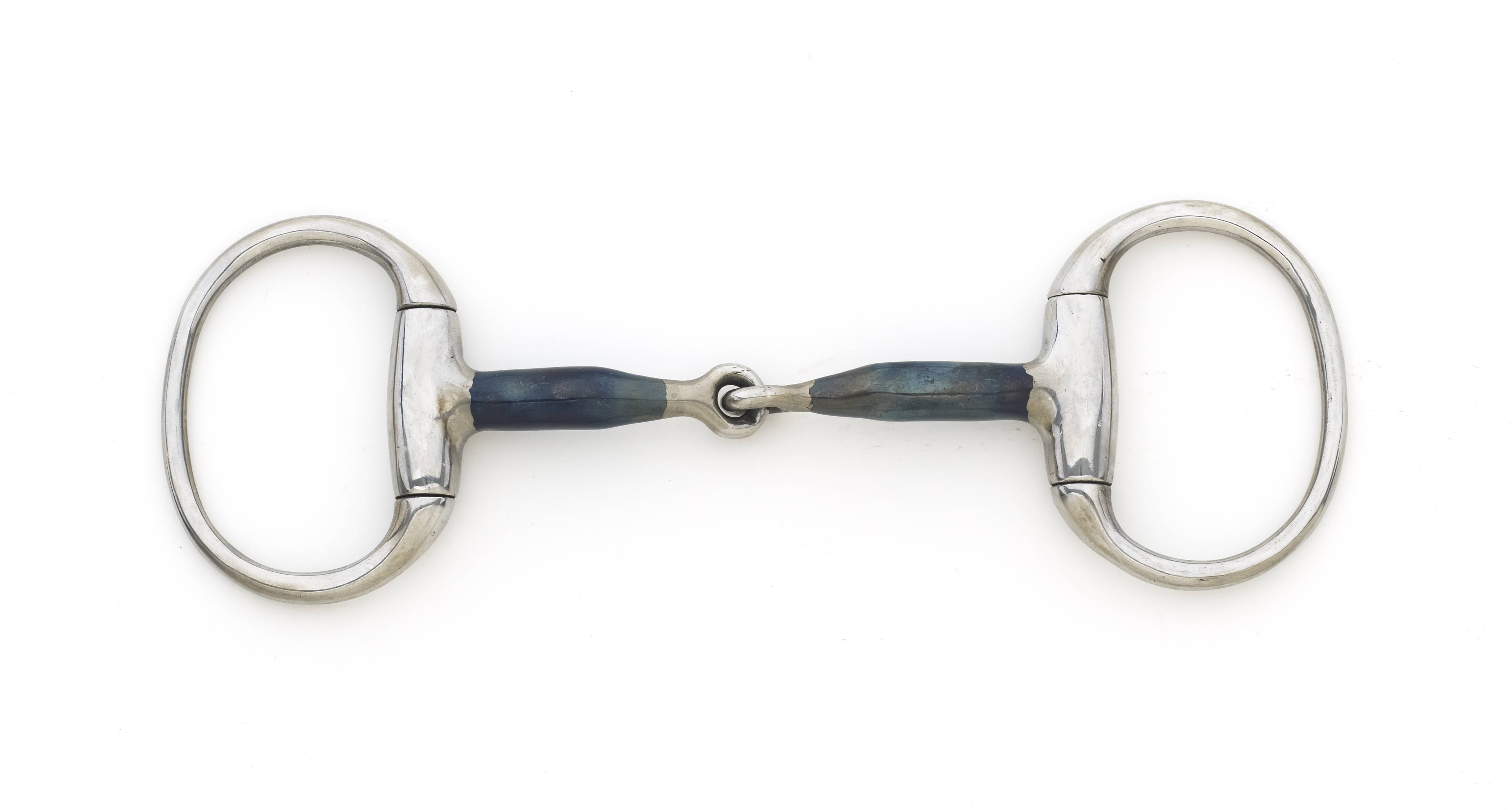 Centaur Blue Steel Medium Weight Eggbutt Round Ring