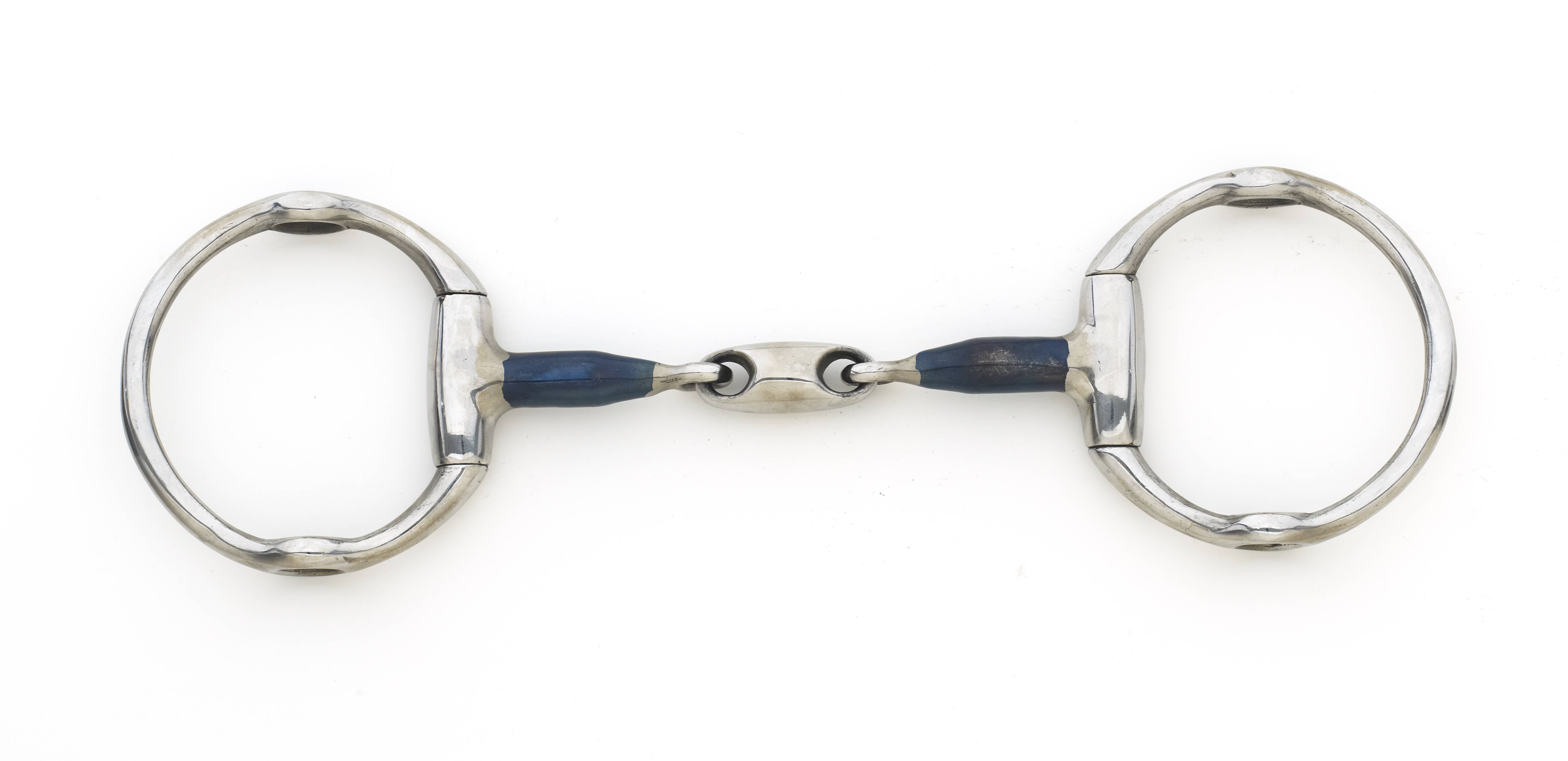 Centaur Blue Steel Oval Link Cheltenham Gag