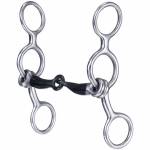 Tough-1 Miniature Stainless Steel Jr Cow Snaffle with Sweet Iron Mouth