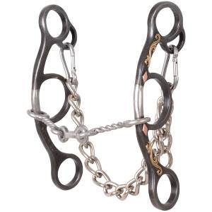 Classic Equine Diamond Short Shank Small Twisted Wire Dogbone