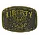 Montana Silversmiths Heritage Cowboy Up Liberty Highway Attitude Buckle