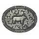 Montana Silversmiths Attitude Antiqued Classic Show Pig Buckle