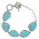 Montana Silversmiths Boho Turquoise Toggle Bracelet Attitude Jewelry