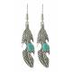 Montana Silversmiths Southwest Feather Earrings Attitude Jewelry