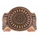 Montana Silversmiths Vintage Beaded Floral Cuff Bracelet
