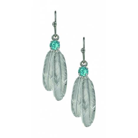 Montana Silversmiths Gift of Freedom Feather Earrings