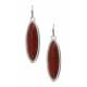 Montana Silversmiths Red Marquis Earrings