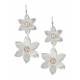 Montana Silversmiths Double Flower Rose Earrings
