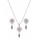 Montana Silversmiths Pink Opal Dreamcatcher Jewelry Set
