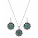 Montana Silversmiths Southern Lace Turquoise Jewelry Set